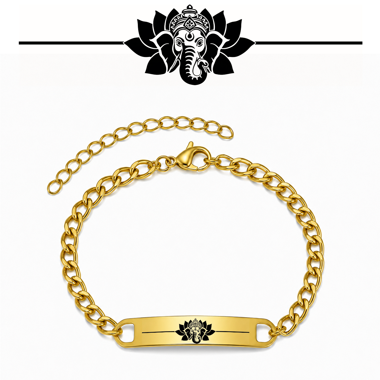 Spirituelles Armband Ganesh