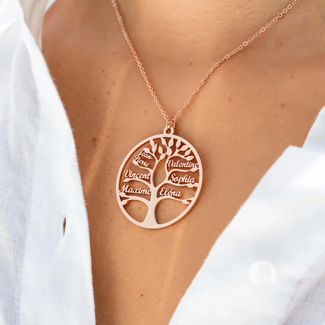 Collier Personnalisé Arbre de Vie