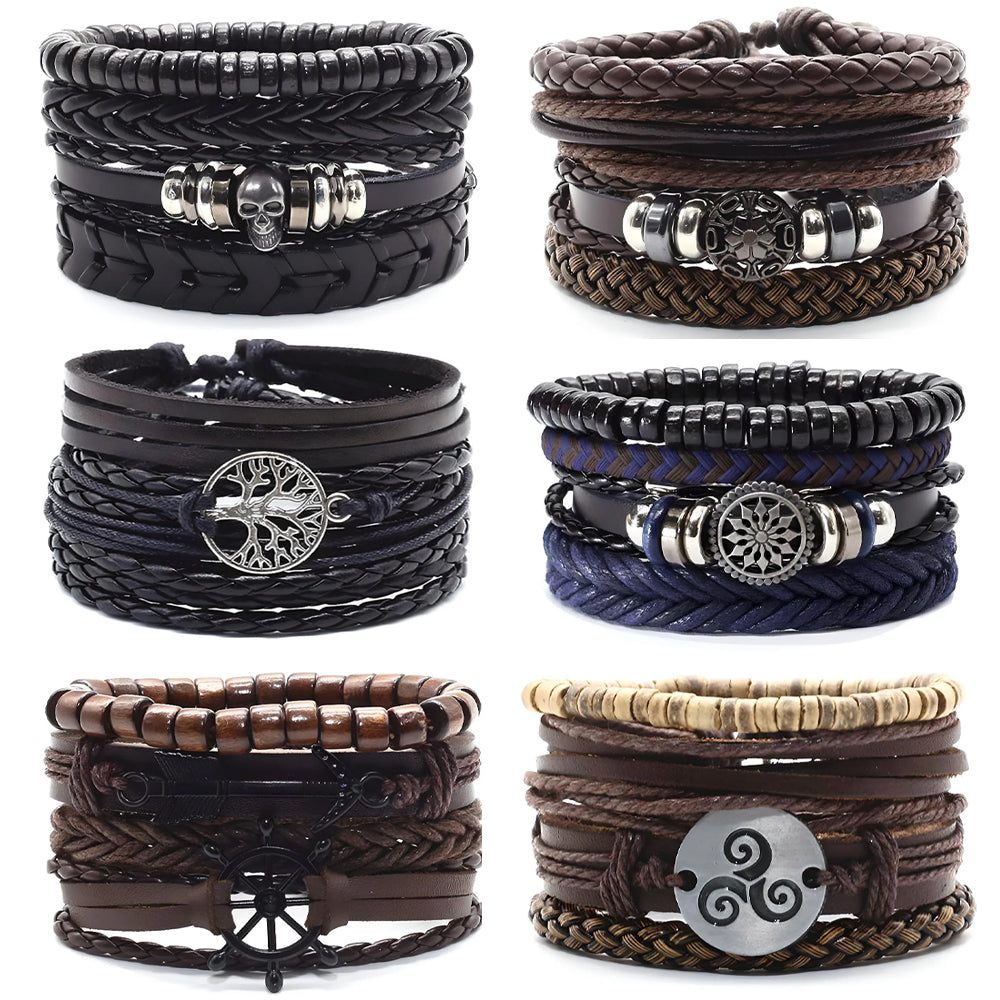 6er-Set Armbänder