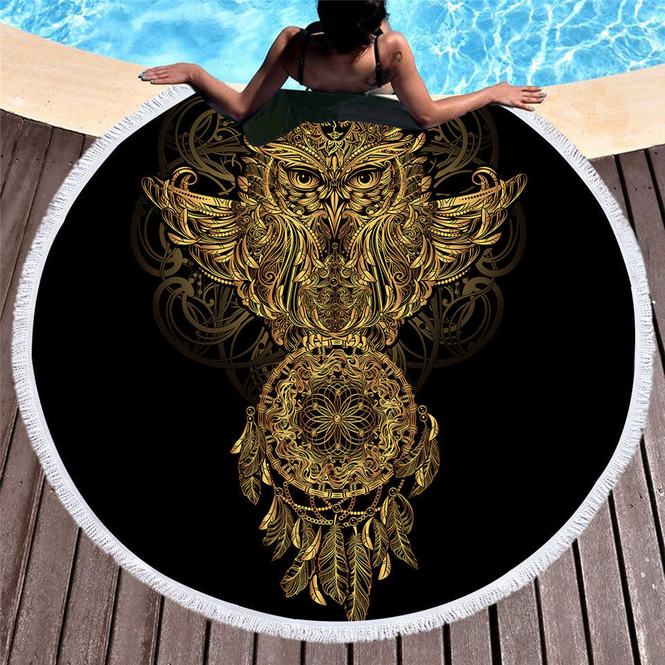 Serviette ronde Tyto