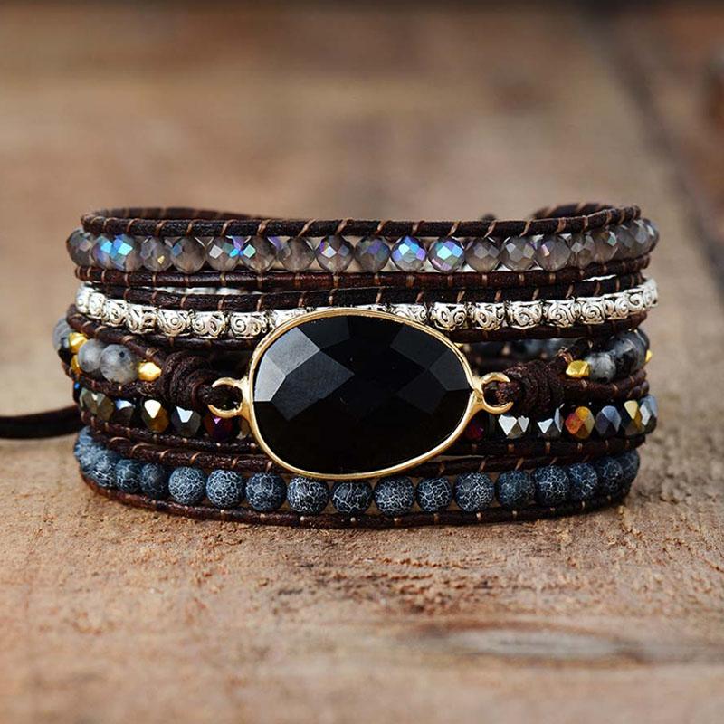 Bracelet Onyx Noir