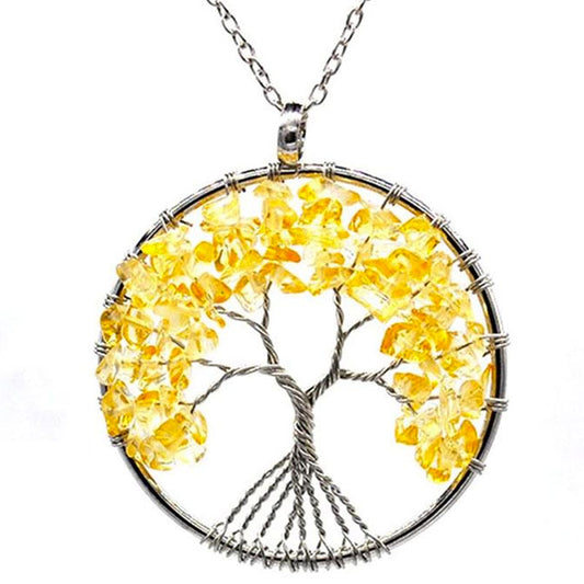 Collier Chakra Plexus Solaire Jaune