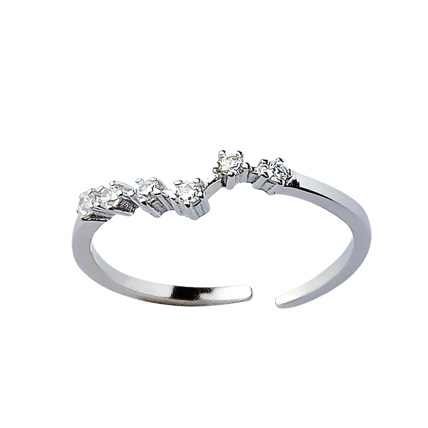 Sternzeichen Ring Silber