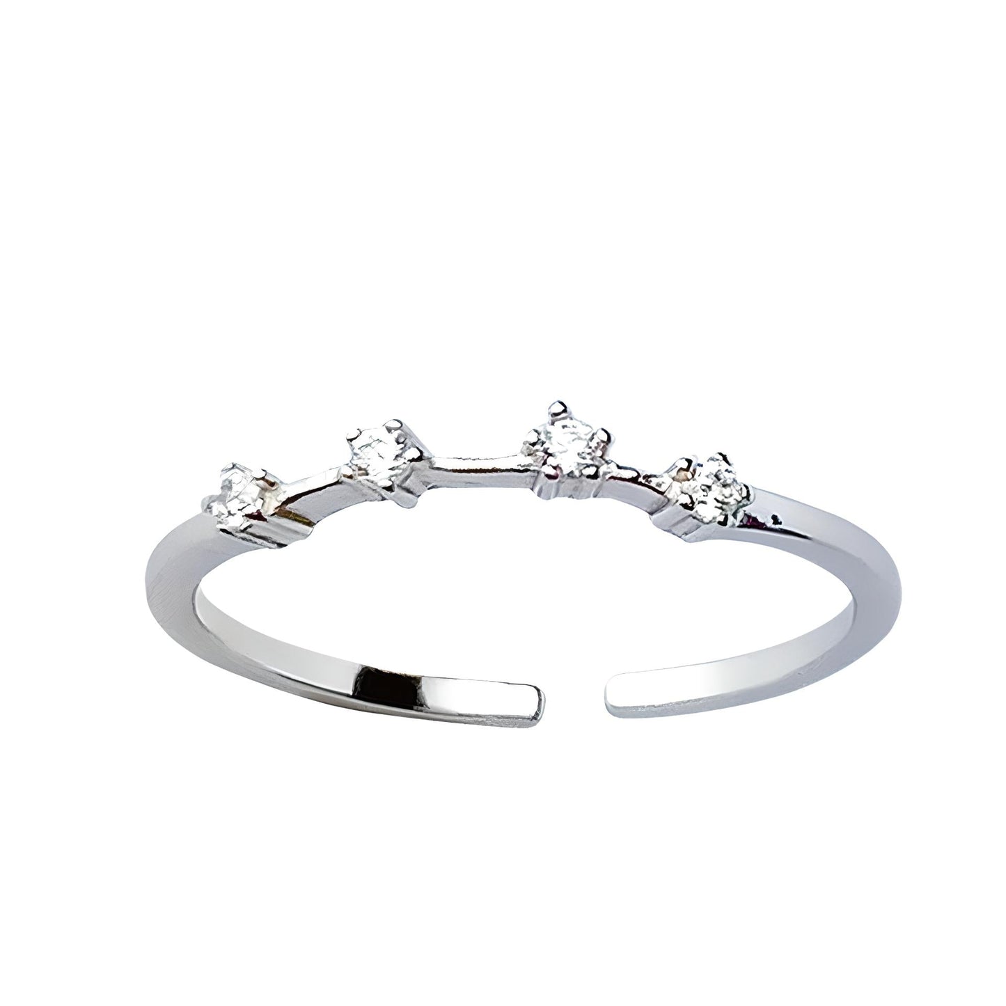 Sternzeichen Ring Silber