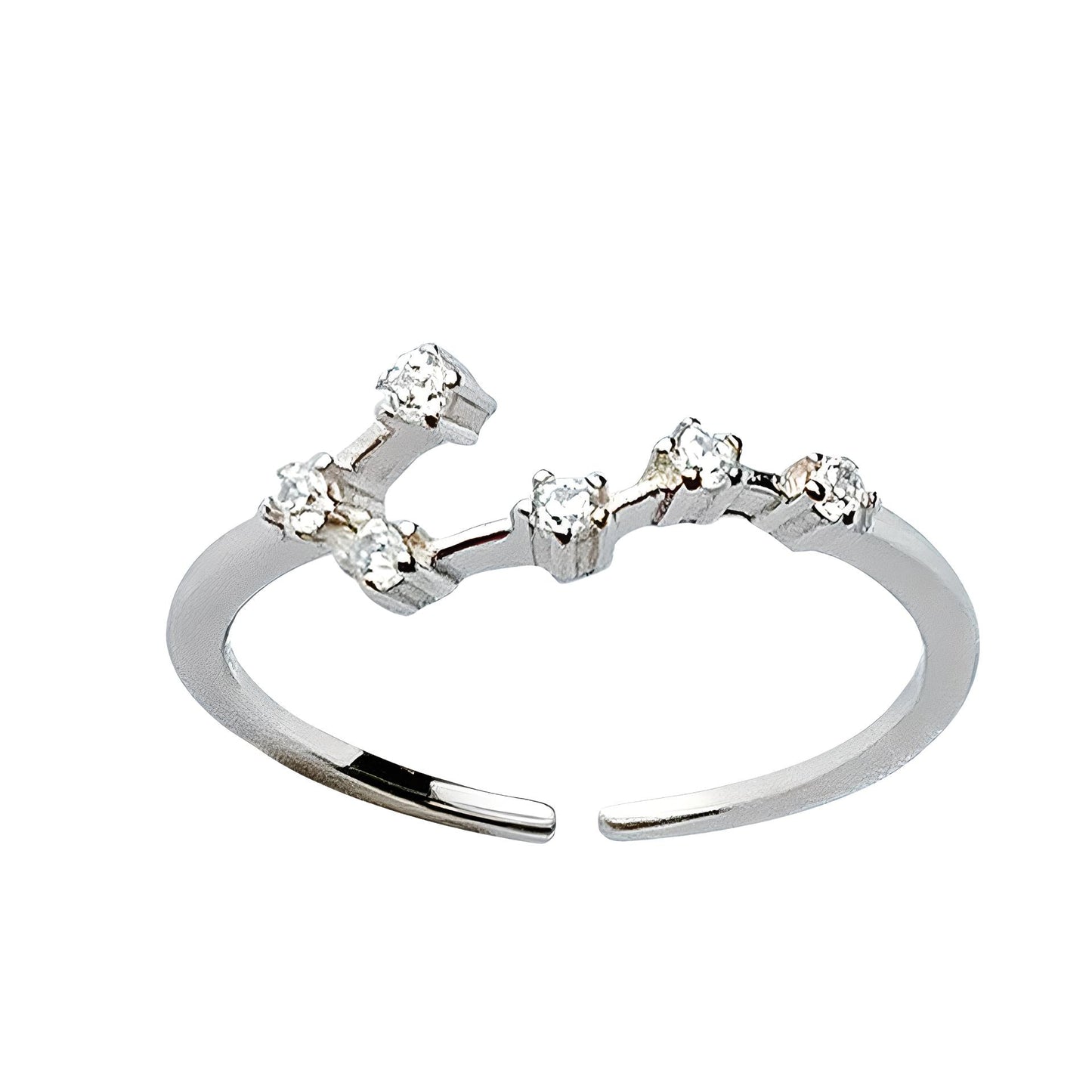 Sternzeichen Ring Silber