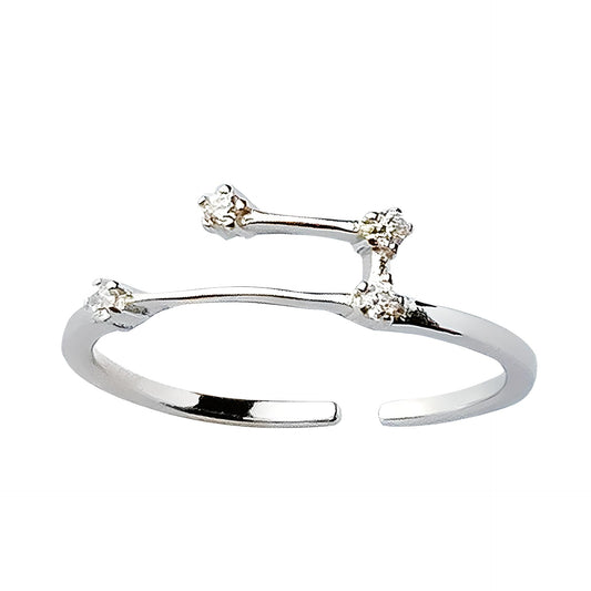 Sternzeichen Ring Silber
