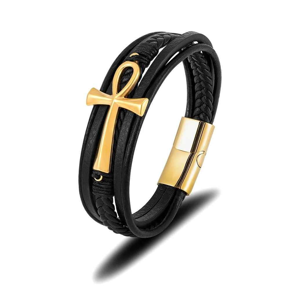Ankh Cross Bracelet