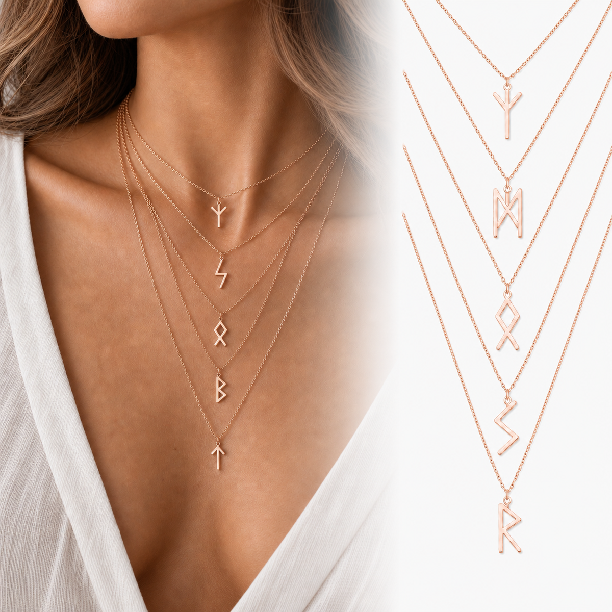 Collares de Runas para Mujer
