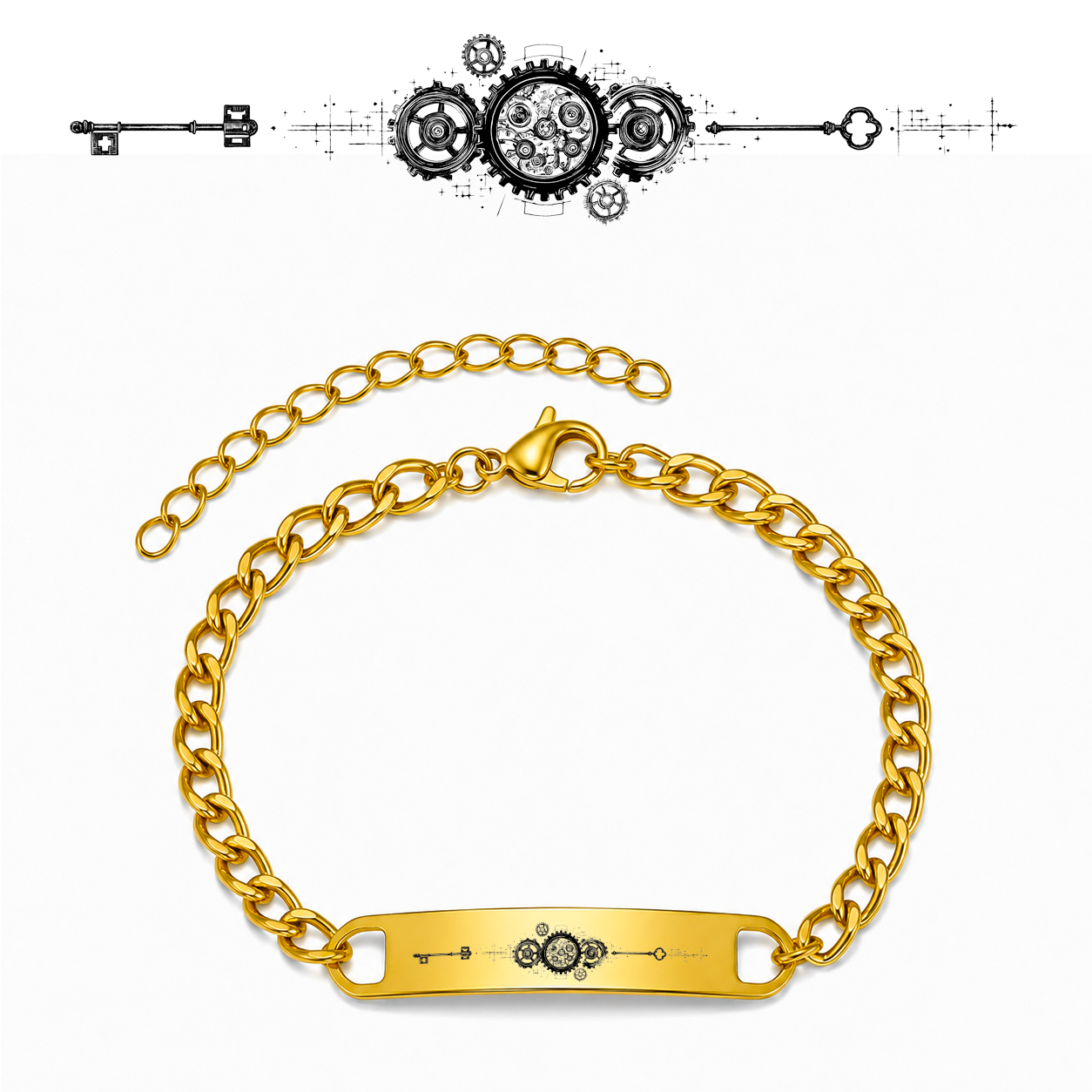 Spirituelles Armband Steampunk