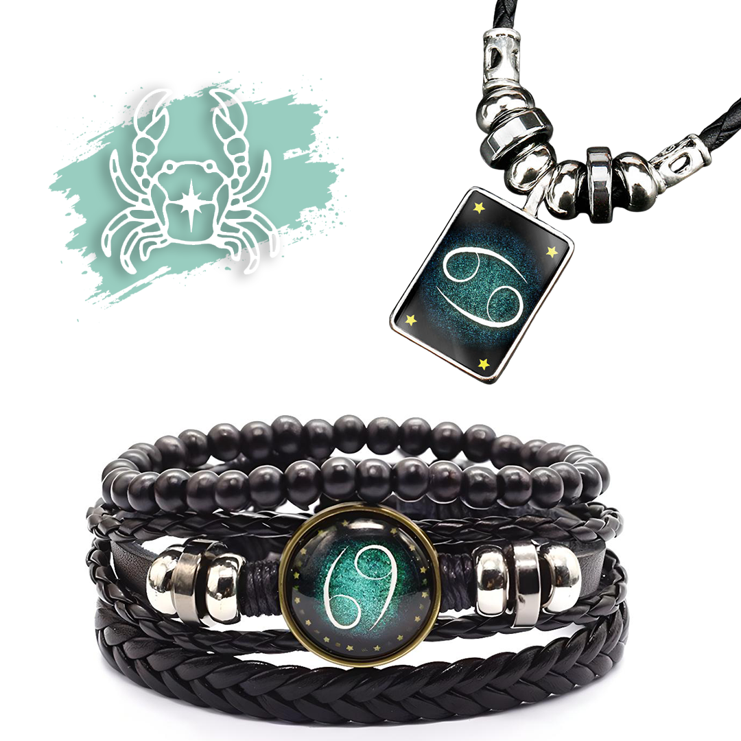 Sternzeichen Armband + Halskette Gratis