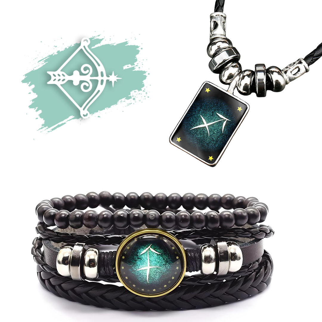 Sternzeichen Armband + Halskette Gratis