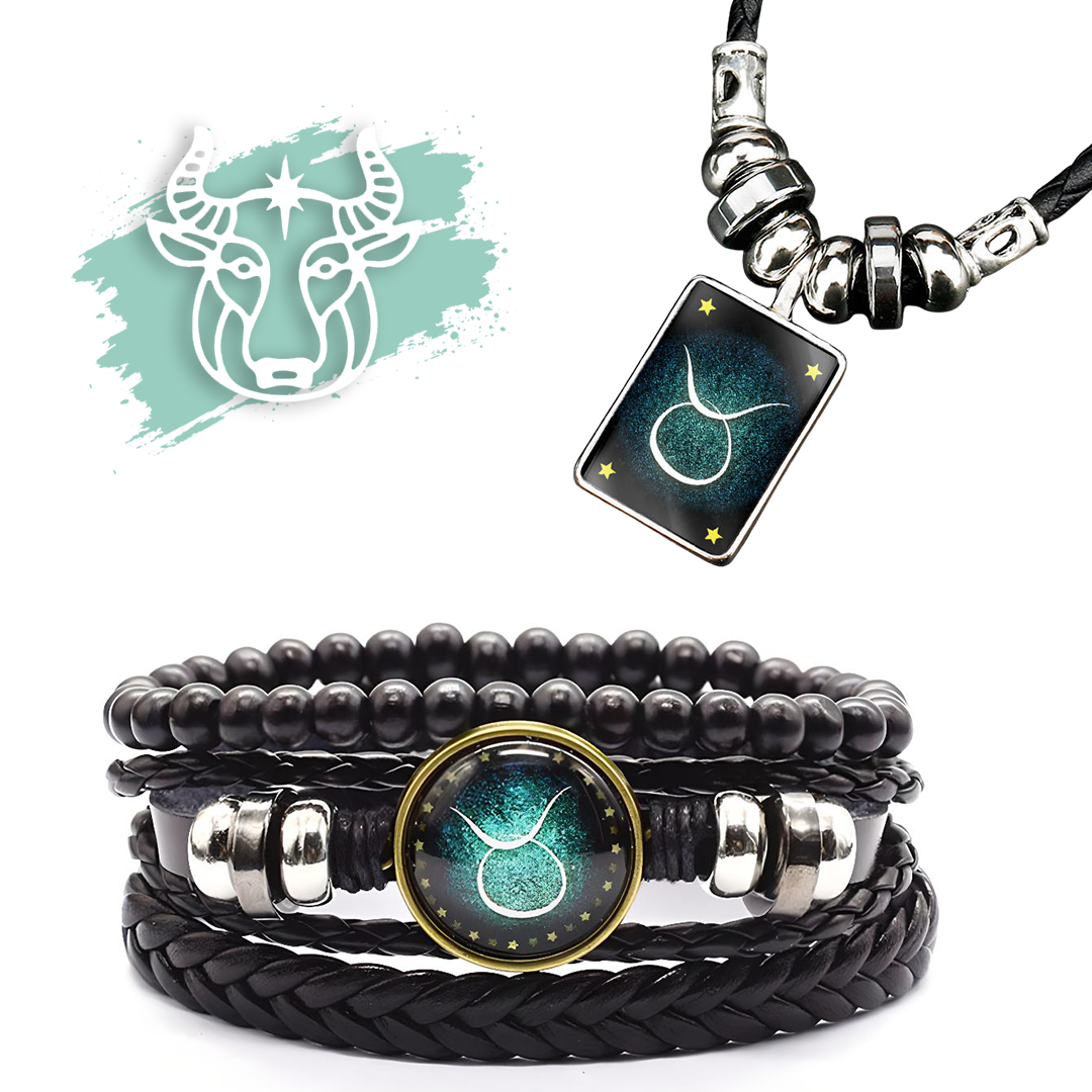 Sternzeichen Armband + Halskette Gratis