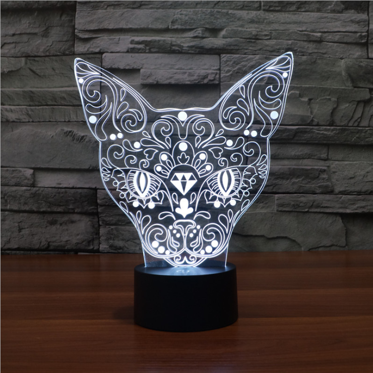 Lámpara 3D Bastet