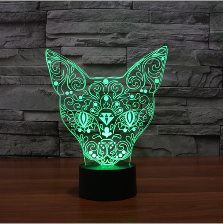 Lámpara 3D Bastet