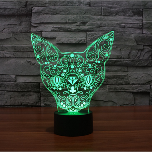 Lampe 3D Bastet