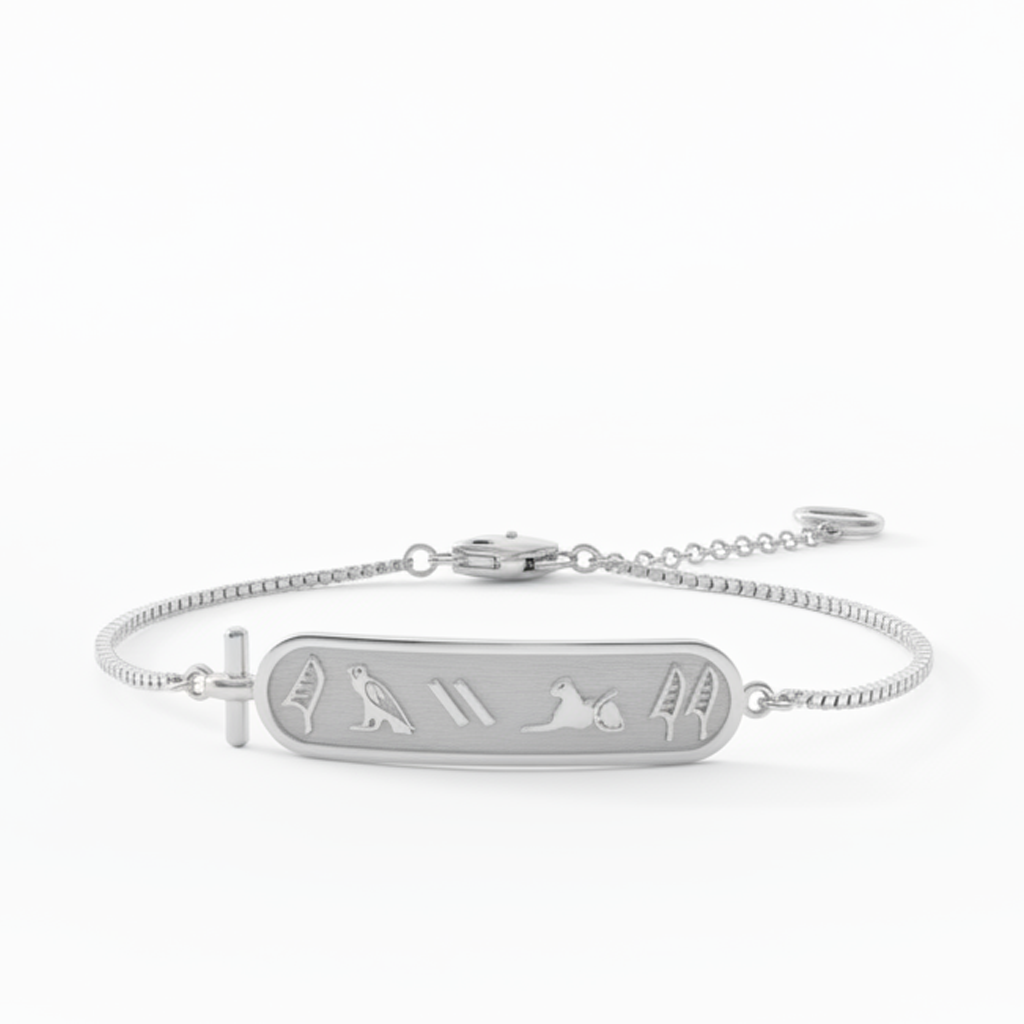 Personalisiertes Armband mit ägyptischen Hieroglyphen