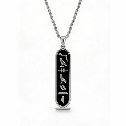 Collier Personnalisé Hiéroglyphes Égyptiens