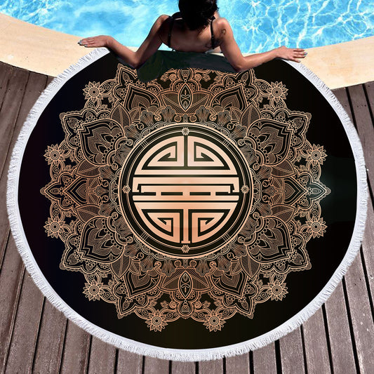 Serviette ronde Jintao