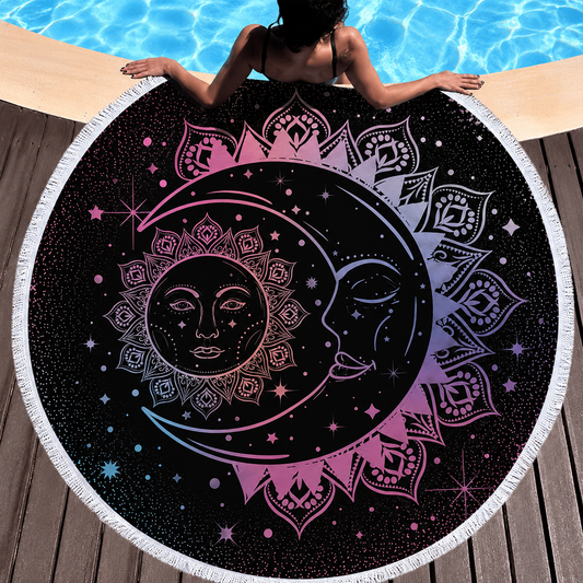 Serviette ronde Soluna