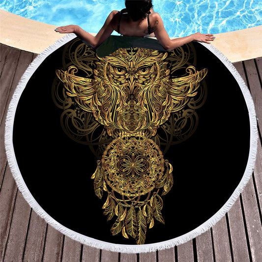 Serviette ronde Tyto